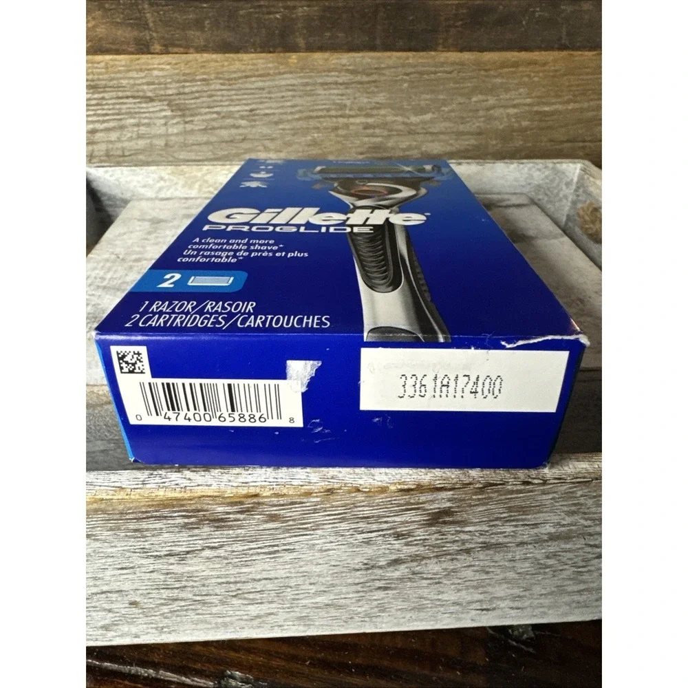 Gillette Fusion5‎ ProGlide Handle + 2 Blade Refills NEW